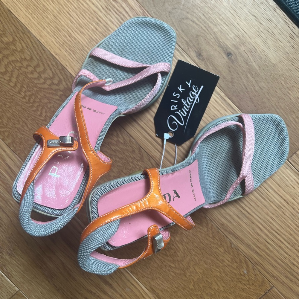Vintage Y2K Prada heels
